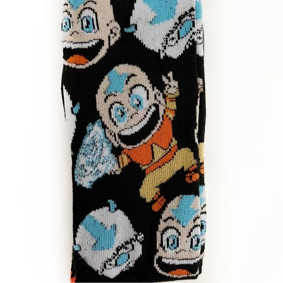 Nickelodeon Avatar The Last Airbender Aang Appa Momo Crew Socks Mens Womens - Picture 4 of 7